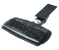 Knape & Vogt  KVSD1 Black Keyboard Arm With Tray