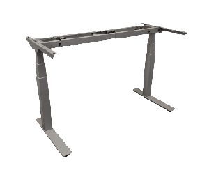 Knape & Vogt  KVTCLS24A36B Black Allegretto Height Adjustable Table Frame Kits, 3-Legs with Electric Motor