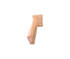 Knape & Vogt KV1284LB-4L Rear Mounting Sockets, Left Position - White Finish - 500 per box