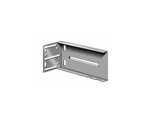 Knape & Vogt KV8401B Ball Bearing Rear Mount Slide Bracket, With Extended Flange - Zinc Finish