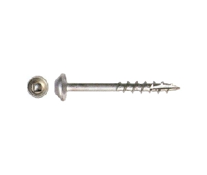 Kreg Tool KJSML-C250-125  Pocket-Hole Screws, #8 Gauge, 2-1/2" Length, Coarse Thread, Type 17 Auger Point - Zinc Finish
