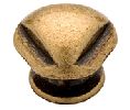 Liberty Hardware LA62933AB  Mission Series Knob, 1-5/16" Diameter - Avante Antique Brass 2 Finish