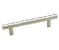 Liberty Hardware LAP01012-SS-C  Builder's Program Series, Steel Pull Bar, 3-3/4" Center to Center - Stainless Steel Finish