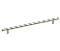 Liberty Hardware LAP01016-SS-C  Builder's Program Series, Steel Pull Bar, 10-1/16" Center to Center - Stainless Steel Finish