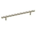 Liberty Hardware LAP01026-SS-C  Builder's Program Series, Steel Pull Bar, 5-1/16" Center to Center - Stainless Steel Finish