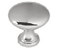 Liberty Hardware LAP11747V-PC-C  Builder's Program Series, Multiple Base Material Knob, 1-1/4" Diameter - Polished Chrome Finish