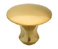 Liberty Hardware LAP18004C-SBS-C  Barcelona Series, Zinc Die Cast Sweepy Knob, 1-5/16" Diameter - Soft Brass Finish