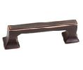 Liberty Hardware LAP20383-VBC-C  Southampton Series, Zinc Die Cast Pull, 3" Center to Center - Bronze with Copper Highlights Finish