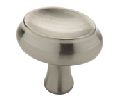 Liberty Hardware LAP22781C-SN-C  Individuals Series, Zinc Die Cast Glenview Knob, 1-5/16" Diameter - Satin Nickel Finish