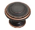 Liberty Hardware LAP22782C-VBC-CP  Individuals Series, Zinc Die Cast Harmon Knob, 1-3/4" Diameter - Bronze with Copper Highlights Finish