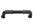 Liberty Hardware LAP28376-WI-C  Iron Craft Series, Zinc Die Cast Pull, 4" Center to Center - Wrought Iron Finish