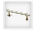 Liberty Hardware LAP29520-SN-C Francisco Series, Zinc Die Cast Pulls, 3" Center to Center - Satin Nickel Finish - 10 per Box