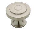 Liberty Hardware LAP29526K-SN-B  10 per box, Geary Series, Zinc Die Cast Knobs, 1-5/16" Diameter - Satin Nickel Finish