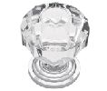 Liberty Hardware LAP30122-CHC-C  Design Facets Series, Acrylic Knob, 1-1/4" Diameter - Chrome/Clear Finish