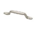 Liberty Hardware LAP50122H-SN-C5  Zinc Die Cast Decorative Spoon Foot Pull, 3" Center to Center - Satin Nickel Finish