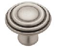 Liberty Hardware LAPBF524-BSP-C  Circles and Scrolls Series, Zinc Die Cast Knob, 1-1/2" Diameter - Brushed Satin Pewter Finish