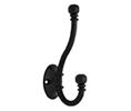 Liberty LAB46305C-FB-C Ball End Coat and Cap Hook, Flat Black - 1-3/8" Length