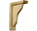 Omega National Products NP1S1101MUF2 Machined Wood Bar Bracket Corbels, 2"W x 6"D x 10"H Dimensions - Maple Species