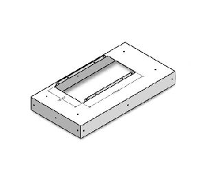 Omega National Products NP090SB42SM1  42" Range Hood Liner, Straight - Silver Metallic Finish