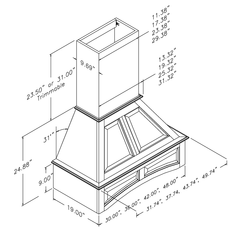 Omega National Products NPR2548SMB1CUF1 48