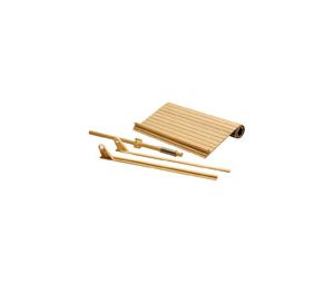 Omega National Products NPSW30C-24ST2A  Tambour Door Kit For Face Frame Cabinets, 24" Width - Solid Cherry Species