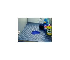 Peter Meier CM163-2441-HM  Aqua Drip Mat, Cut-To-Size, 23-5/8" x 41" Size - Hardrock Maple Print Color