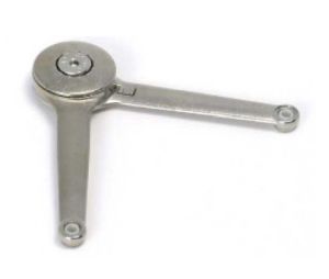 Peter Meier CM810-100-060 Delta Hinge, Lid Supports&Stays - Nickel Plated Finish