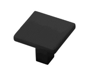 Pro Luxe SZ112MB Pristine Series Zinc Knob, 1-1/4" Length - Matte Black Finish