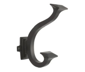 Pro Luxe SZ15MB Cabana Series Hook, 5" Length - Matte Black Finish