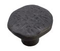 Pro Luxe SZ20BI Vintage Series Zinc Knob, 1-1/2" Diameter - Black Iron Finish