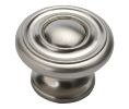 Pro Luxe SZ29SS Chalet Series Zinc Knob, 1-1/2" Diameter - Stainless Steel Finish