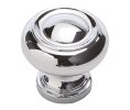 Pro Luxe SZ30CH Chalet Series Zinc Knob, 1-1/4" Diameter - Chrome Finish