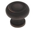 Pro Luxe SZ30VB Chalet Series Zinc Knob, 1-1/4" Diameter - Vintage Bronze Finish
