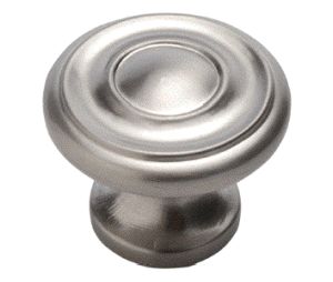 Pro Luxe SZ31SS Chalet Series Zinc Knob, 1-1/4" Diameter - Stainless Steel Finish