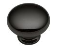 Pro Luxe SZ32MB Chalet Series Zinc Knob, 1-1/4" Diameter - Matte Black Finish
