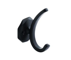Pro Luxe SZ71MB Vista Series Hook, 4" Length - Matte Black Finish