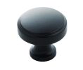 Pro Luxe SZ93MB Refined Series Zinc Knob, 1-1/4" Diameter - Matte Black Finish