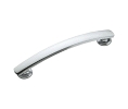 Pro Luxe SZ9CH Bistro Series, Zinc Pull, 128 mm Center to Center - Chrome Finish