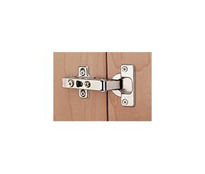 Pro Value DSPRO110CAF 110° Pro Self-Close Euro Hinge, Full Overlay, Screw-On - Nickel-Plated Finish