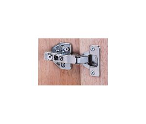 Pro Value DSPRO110CAFD-SC 110° Pro Soft-Close Euro Hinge, Full Overlay, Dowel - Nickel-Plated Finish