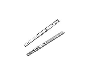 Pro Value DSPRO2075TQ-12 Side Mount, 75 lb, Ball Bearing Drawer Slides, 12" Length - Zinc Finish - 10 Pairs