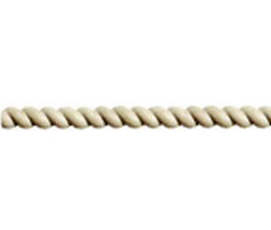 Pro Value IMRM34T-HIC
 Wood Split Rope Moulding, Tight Twist, 8' Length, 3/4"W x 96"L Size - Hickory Species