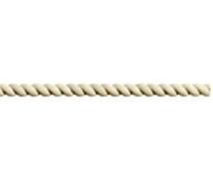 Pro Value IMRM38-CH
 Wood Split Rope Moulding, Standard Twist, 3/8"W x 96"L Size - Cherry Species