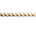 Pro Value IMRM75-POP
 Wood Split Rope Moulding, Standard Twist, 8' Length, 3/4"W x 96"L Size - Poplar Species