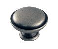 Pro Value SZCL1-WN  Classic Series, Zinc Die Cast Knob, 1" Diameter - Weathered Nickel Finish