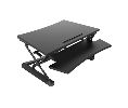 Pro Value SZLTMPLUS-NR Black Desktop Sit-To-Stand Workstation