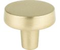 Pro Value Series SZMD1-SCP Mod Series, Zinc Die Cast Round Knob, 1-7/32" Diameter - Satin Champagne Finish