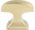 Pro Value Series SZMD3-SCP Mod Series, Zinc Die Cast Square Knob, 1-3/8" Length - Satin Champagne Finish