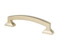 Pro Value Series SZMD6-SCP Mod Series, Zinc Die Cast Curved Pull, 3-3/4" Center to Center - Satin Champagne Finish