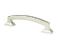 Pro Value Series SZMD6-SN Mod Series, Zinc Die Cast Curved Pull, 3-3/4" Center to Center - Satin Nickel Finish